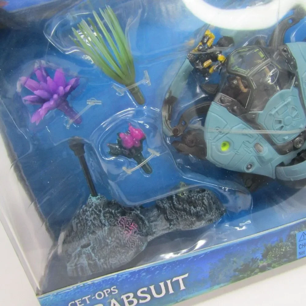 2X McFarlane Avatar World of Pandora Cet-Ops Crabsuit Action Figure Vehicle Set